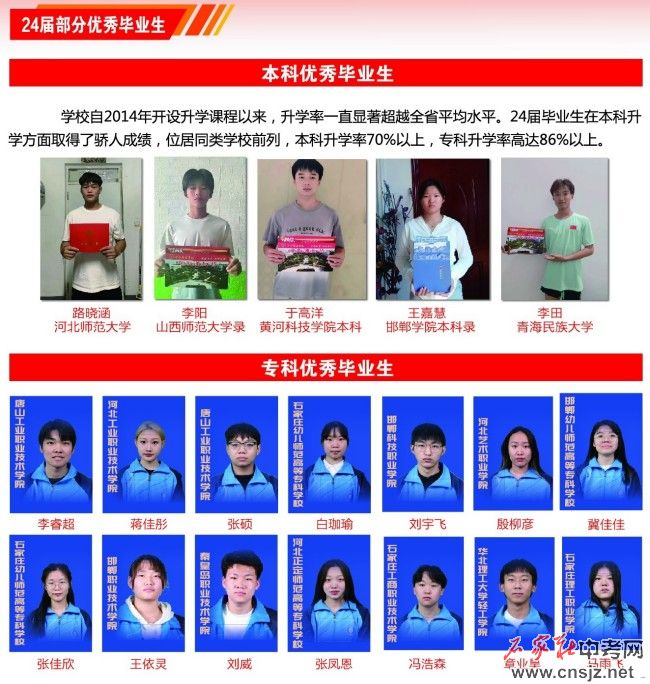 石家莊教聯(lián)高級職業(yè)中學招生簡章